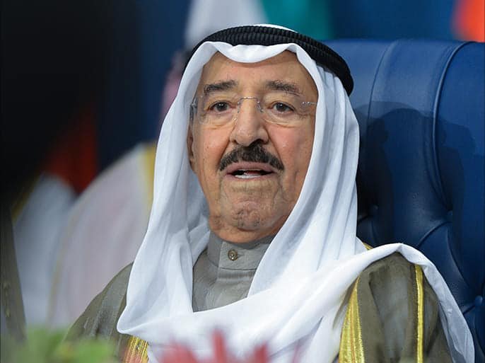 الشيخ محمد بن ذعذاع الرويضان يعزي في وفاة أمير دولة الكويت الرويضان